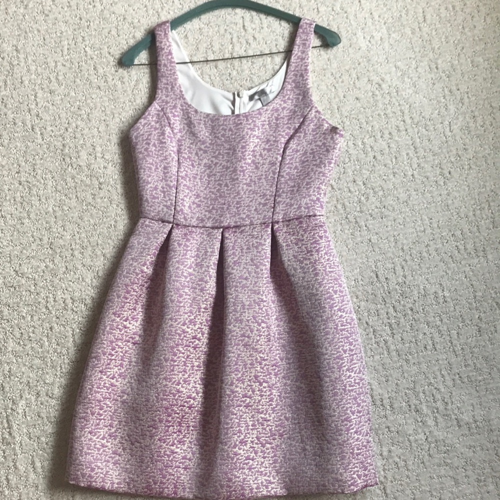 Beautiful purple dress.